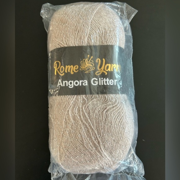 Rome Yarn Angora Glitter Color 762 New 1 Skein - Picture 1 of 8